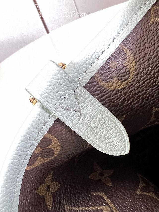 Louis vuitton original calfskin&canvas neverfull Inside out BB M12099 green