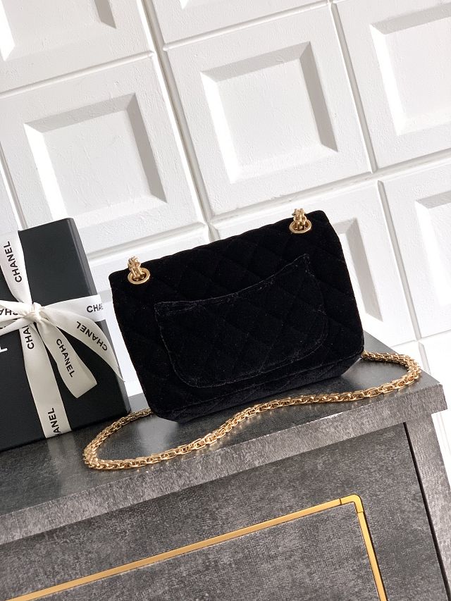 CC original velvet small 2.55 flap bag AS0874 