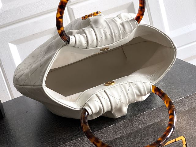 CC original lambskin medium hobo bag AS6010 white