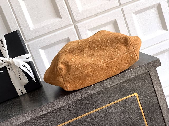 CC original suede calfskin medium hobo bag AS6010 brown
