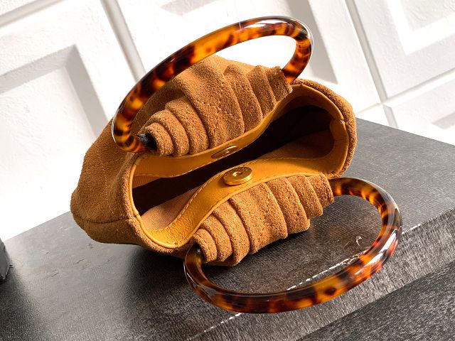 CC original suede calfskin mini pouch AP4981 brown