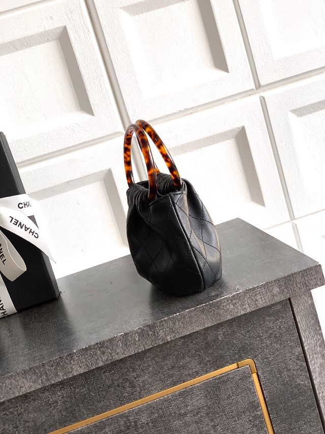 CC original lambskin mini pouch AP4981 black