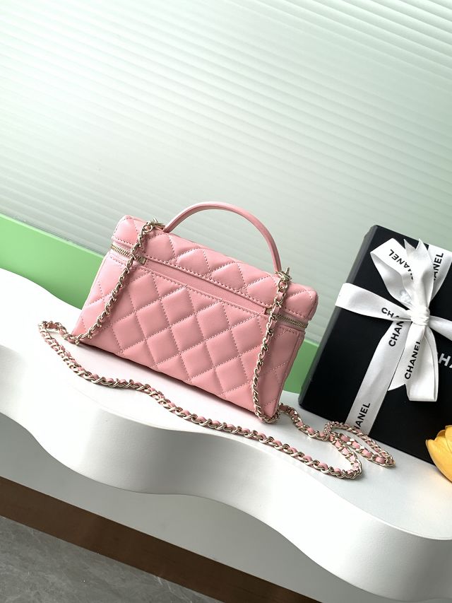 CC original lambskin vanity with chain AP4385 grey