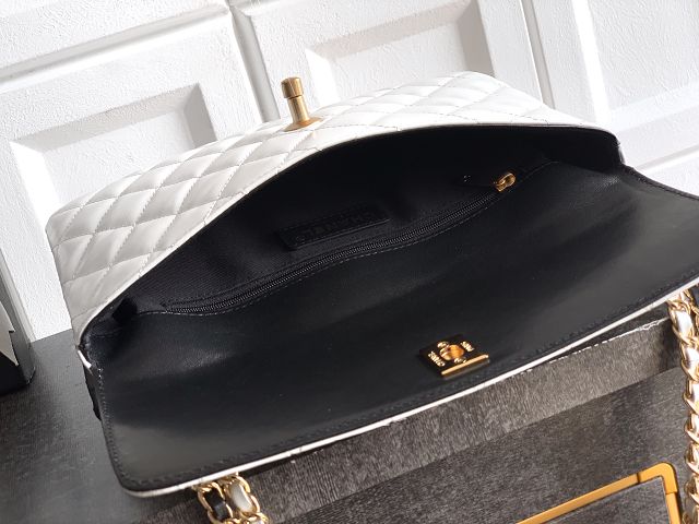 CC original lambskin wallet on chain AP3935 black