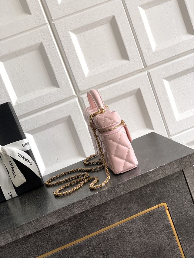 CC original shiny calfskin vanity case AP4531