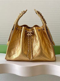 CC original grained calfskin 25 small handbag AS5293 gold