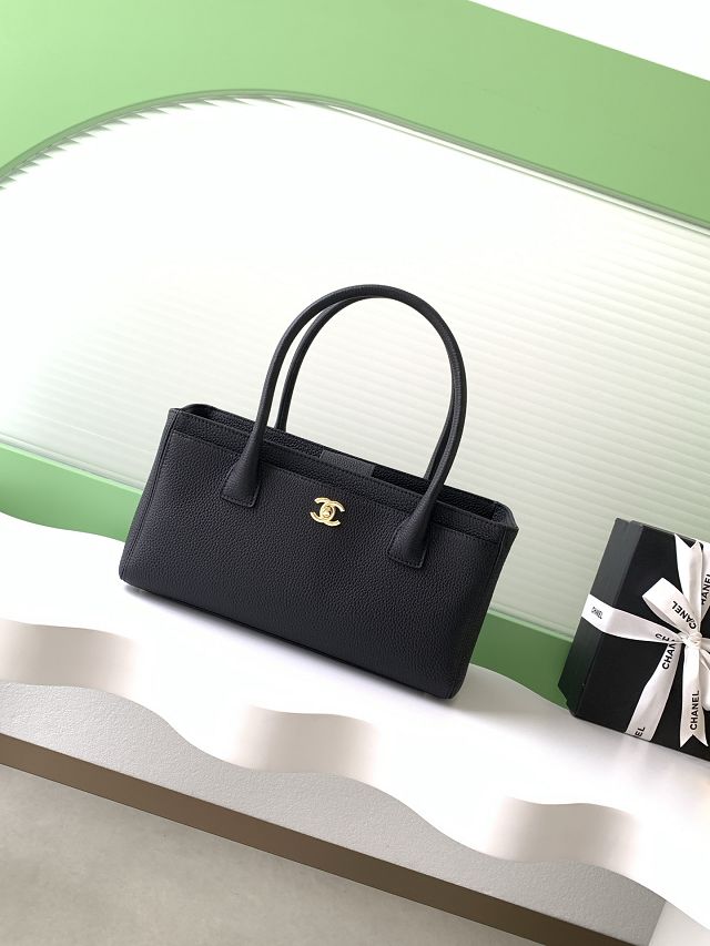 CC original grained calfskin small tote bag AS2156 black