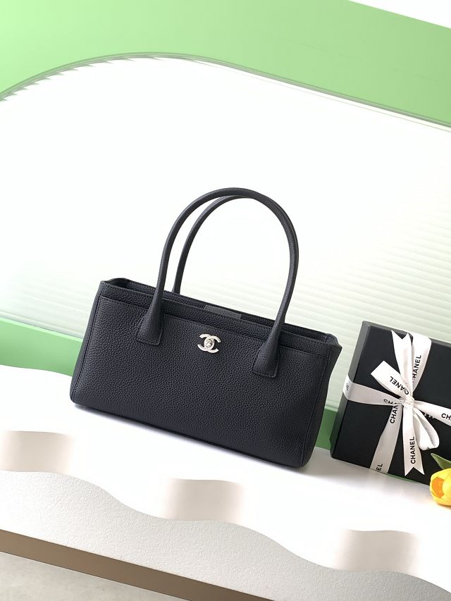 CC original grained calfskin small tote bag AS2156 black