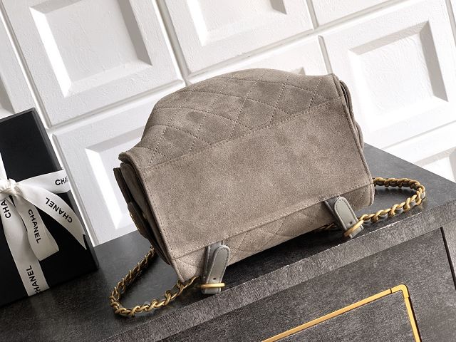 CC original suede calfskin 25 backpack AS5600 grey