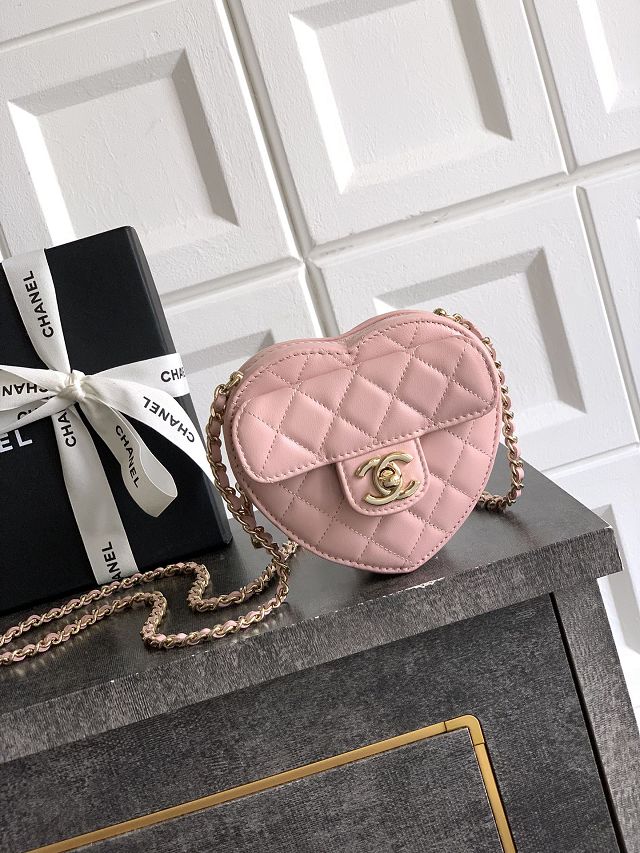 CC original lambskin clutch with chain AP2784