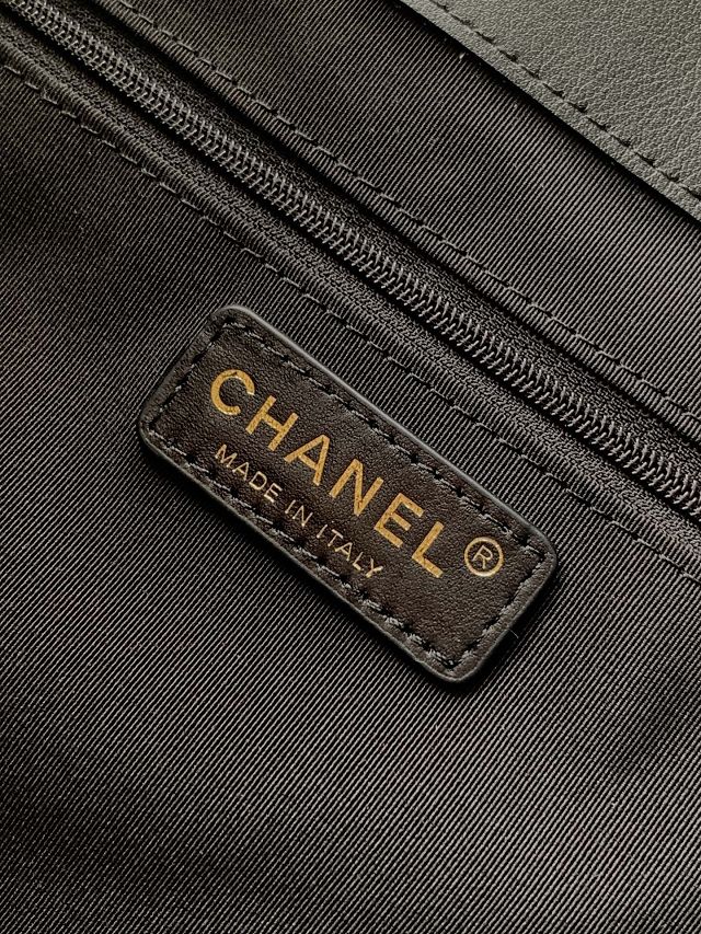 CC original calfskin large bucket bag AS6266 black