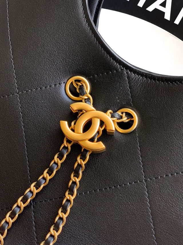 CC original calfskin small tote bag AS6132 black