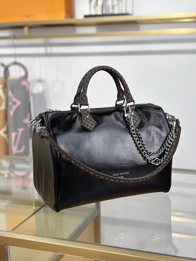 Louis vuitton original calfskin speedy soft 30 M29419 black
