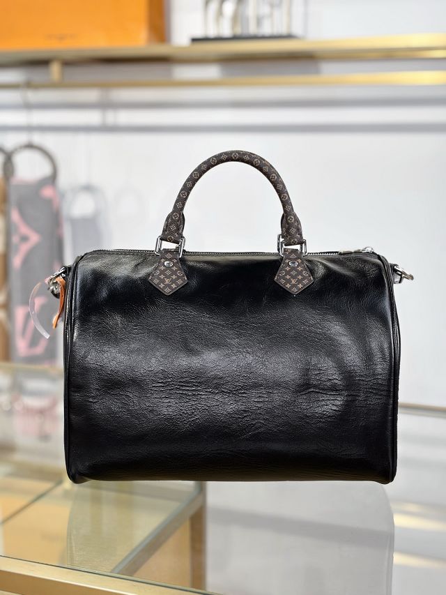Louis vuitton original calfskin speedy soft 30 M29419 black