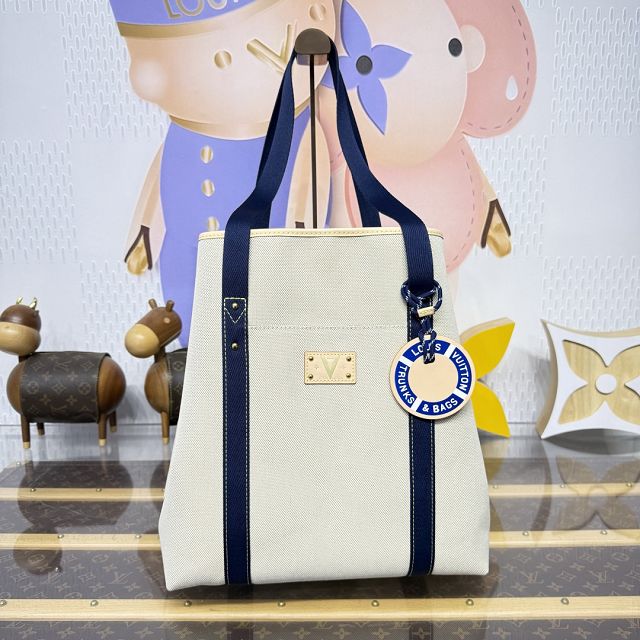 Louis vuitton original cotton escale bag M28503 ocean blue