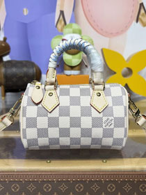 Louis vuitton original damier azur nano speedy N40918