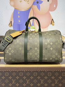 Louis vuitton monogram canvas keepall 45 M29158 green