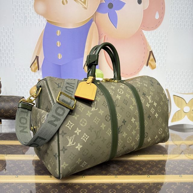 Louis vuitton monogram canvas keepall 45 M29158 green
