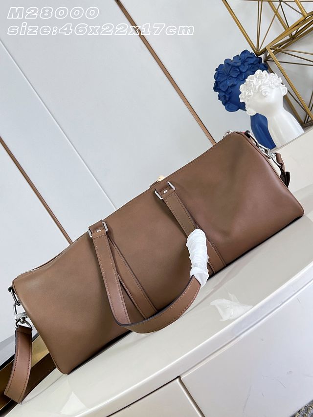 Louis vuitton original calfskin needle bag M28000 brown