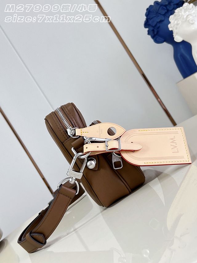 Louis vuitton original calfskin nil city bag M27998 brown
