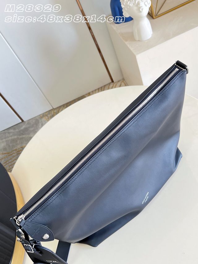 Louis vuitton original calfskin vagabond hobo bag M28392 black