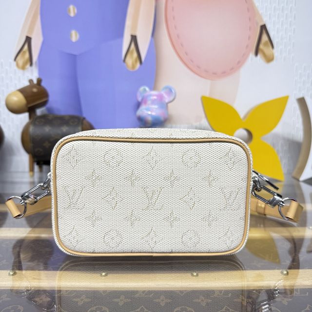 Louis vuitton original coated canvas trocadero wearable wallet M27155 white