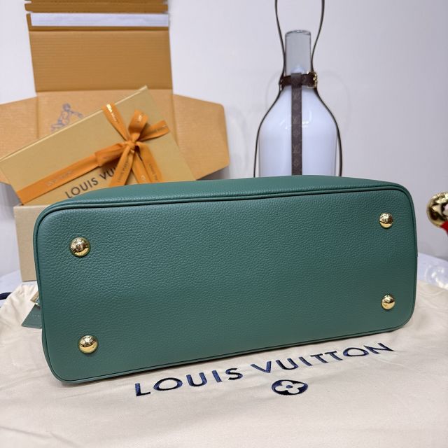 Louis vuitton original calfskin capucines visionnaire GM handbag M26259 green