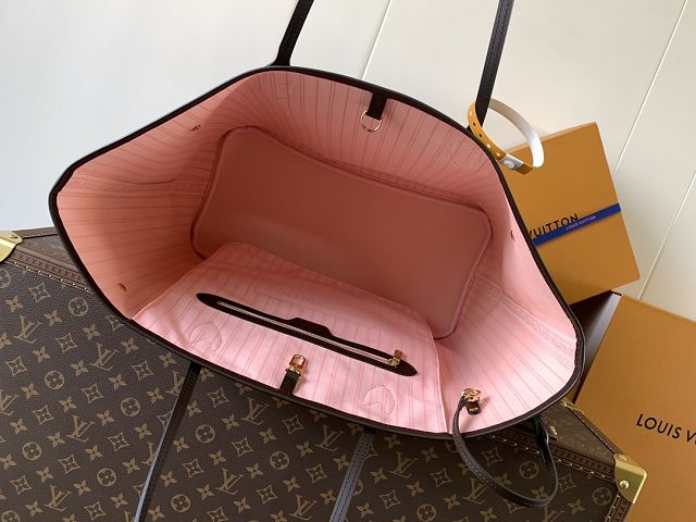 New Louis vuitton original damier ebene neverfull gm N41606 pink