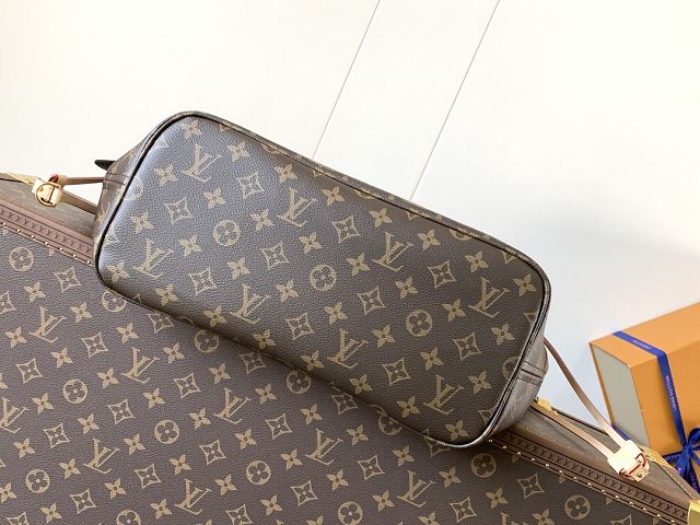 New Louis vuitton original monogram canvas neverfull mm M46975 beige