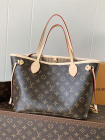 New Louis vuitton original monogram canvas neverfull pm M46979 beige
