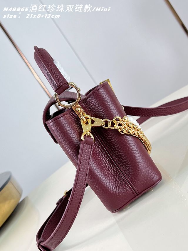 Louis vuitton original calfskin capucines BB M15117