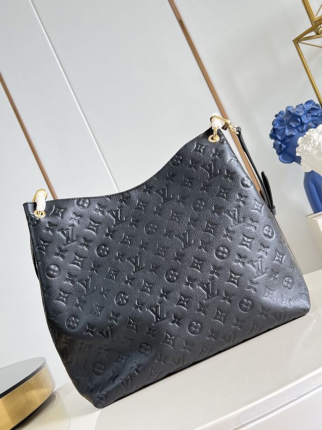 Louis vuitton original calfskin hobo metis M27189 black
