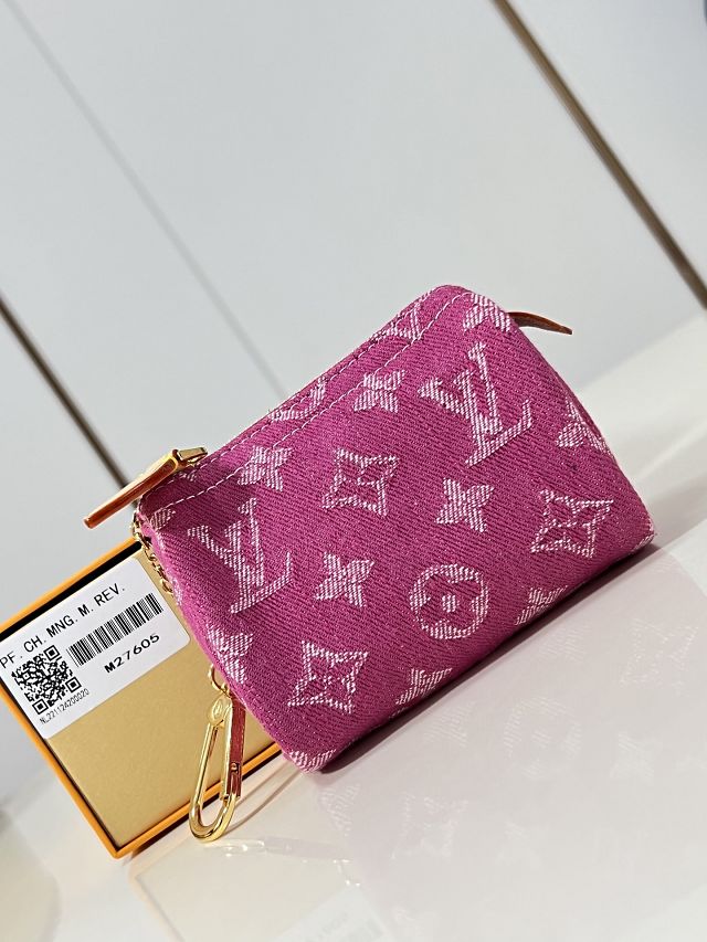 Louis vuitton original denim trousse speedy M27605