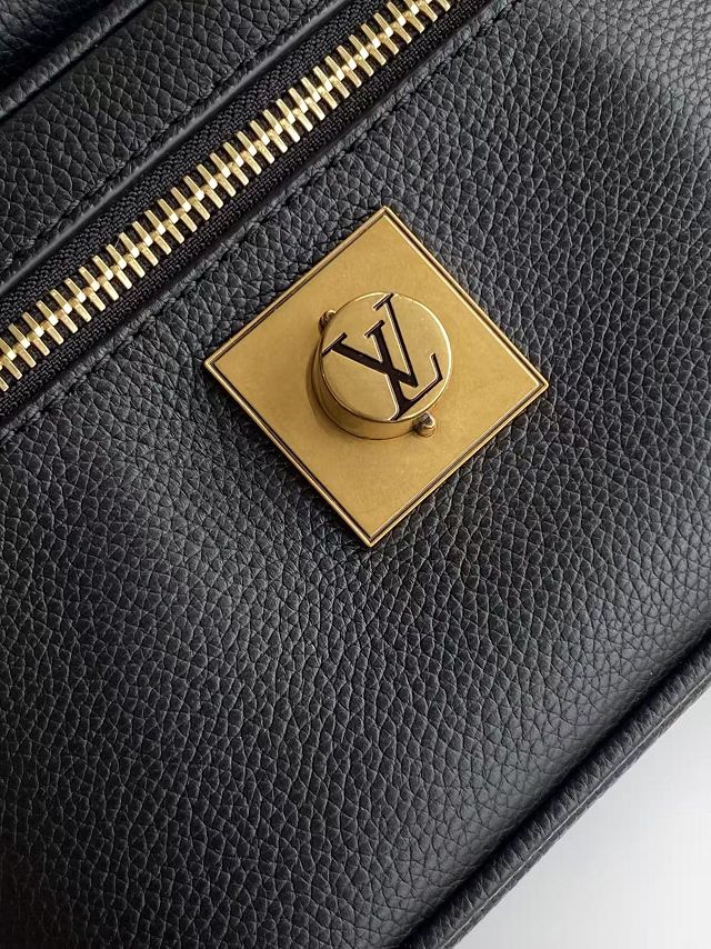 Louis vuitton original calfskin low key vanity pouch M27505 black