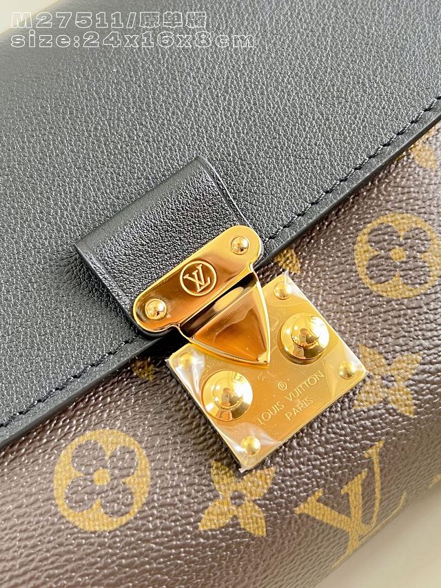 Louis vuitton original calfskin&canvas nmadeleine BB M27511 black