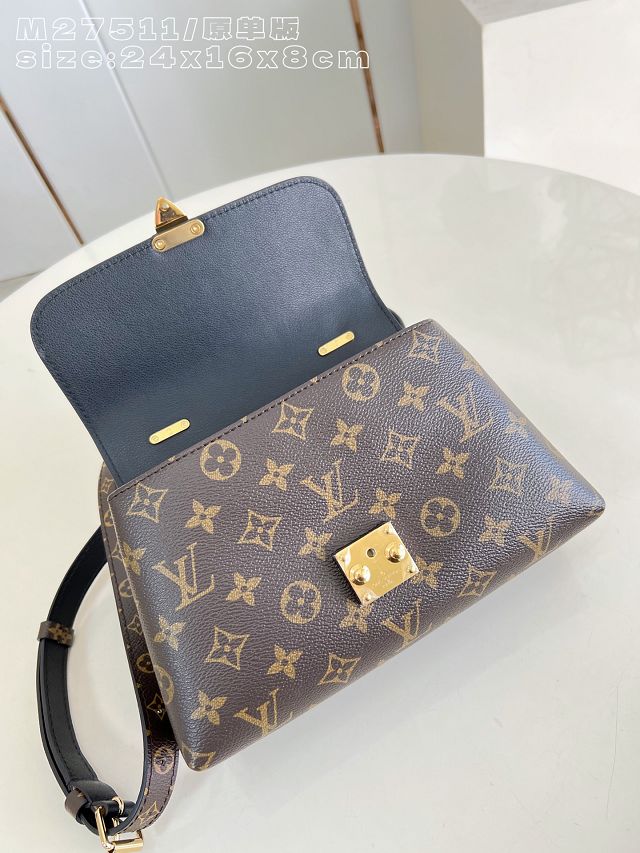 Louis vuitton original calfskin&canvas nmadeleine BB M27511 black