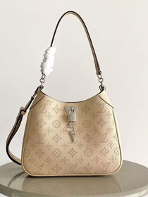 Louis vuitton original mahina leather all around PM bag M27459 quartz