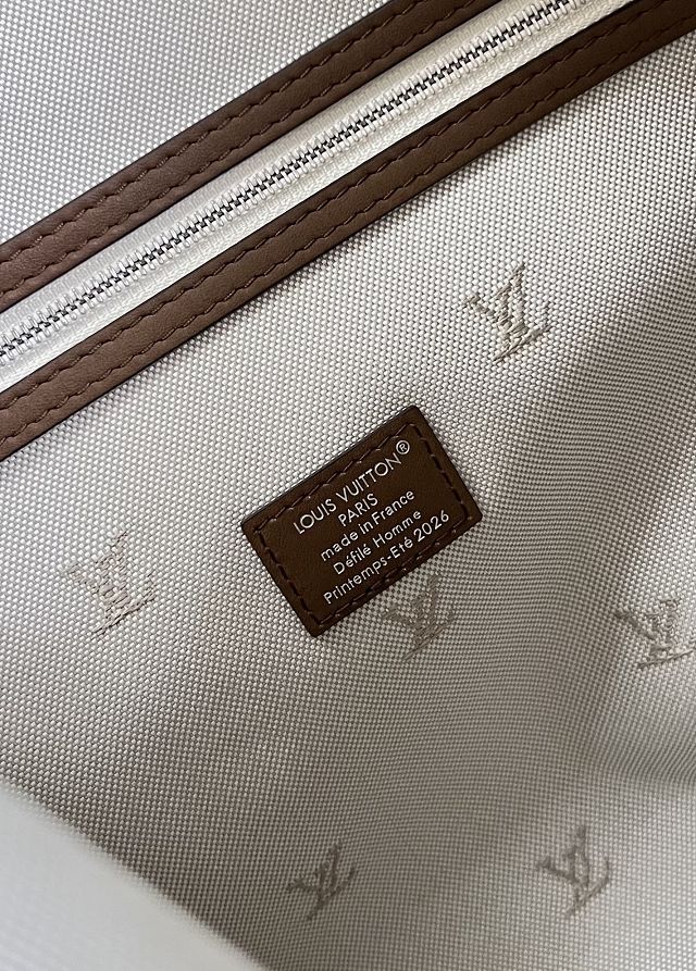 Louis vuitton original calfskin vagabond hobo bag M28392 brown