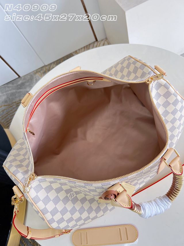 Louis vuitton original damier azur keepall 45 N40909