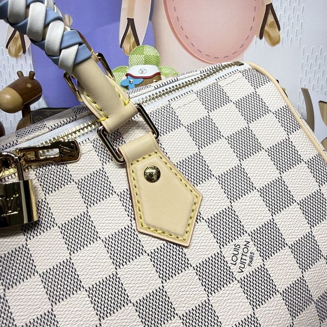 Louis vuitton original damier azur speedy soft 30 N40908 
