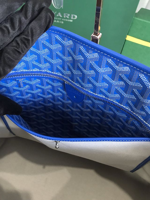 Goyard original canvas artois gm bag GY0129 blue