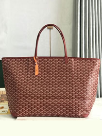 Goyard original canvas artois gm bag GY0129 red