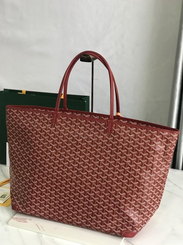 Goyard original canvas artois gm bag GY0129 red