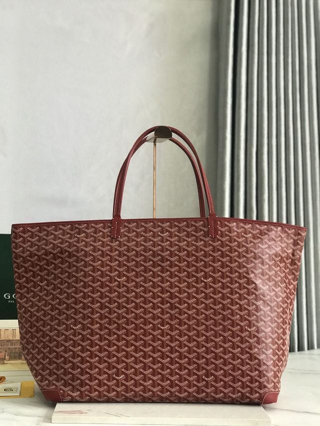 Goyard original canvas artois gm bag GY0129 red