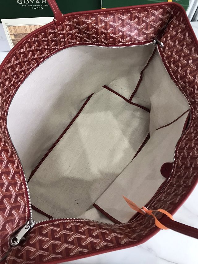 Goyard original canvas artois gm bag GY0129 red