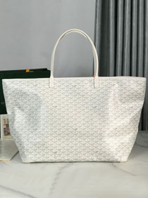 Goyard original canvas artois gm bag GY0129 white