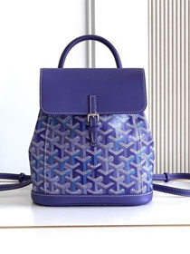 Goyard original canvas alpin mini backpack GY0118 blueberry purple