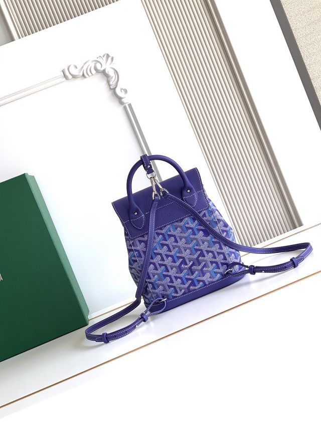 Goyard original canvas alpin mini backpack GY0118 blueberry purple