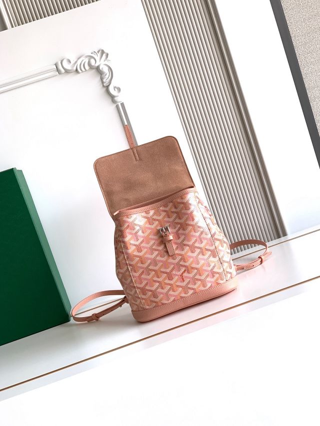 Goyard original canvas alpin mini backpack GY0118 powder pink