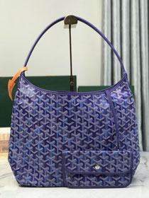 Goyard original canvas boheme hobo bag GY0094 blueberry purple